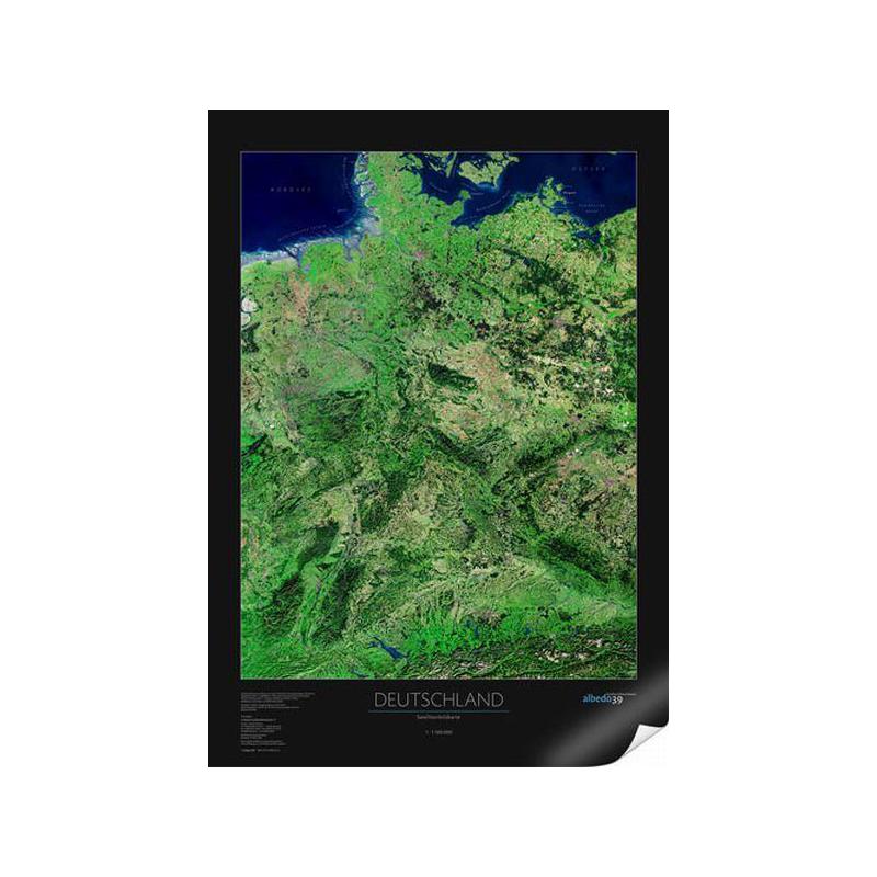 albedo 39 Landkarte Deutschland Satellitenkarte