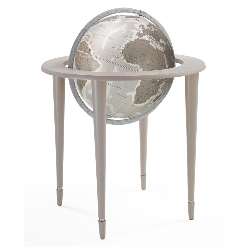 Zoffoli living Standglobus Amerigo Vespucci Warm grey 40cm