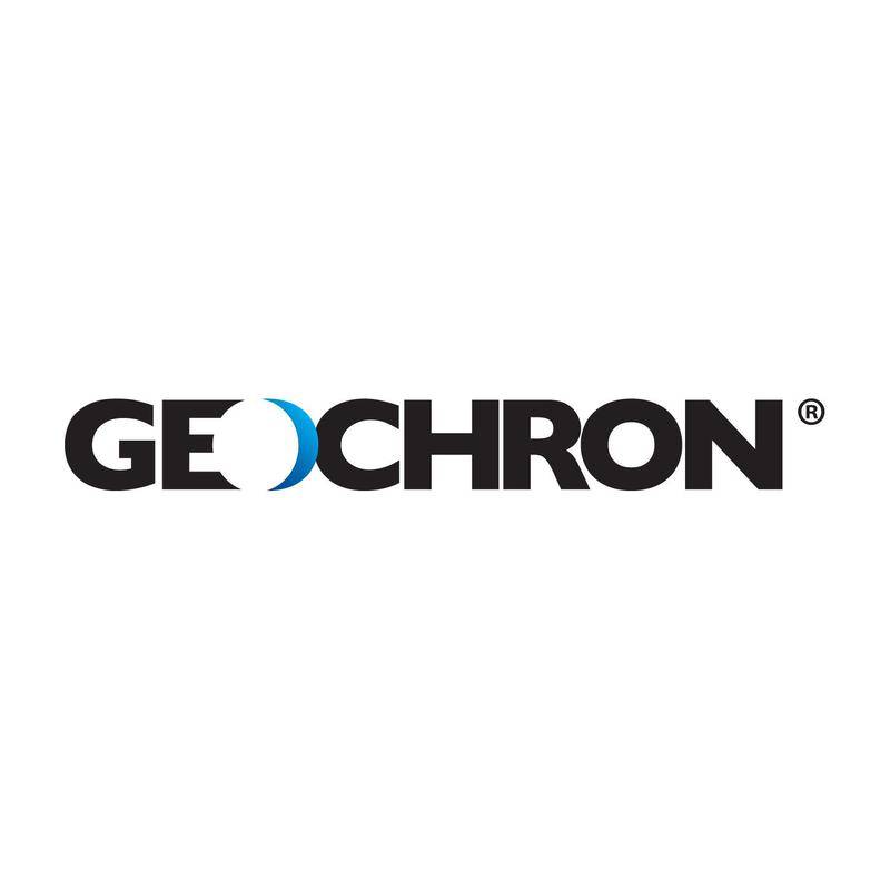 Geochron Boardroom Modell in Kirsch Echtholzfurnierausführung und silberfarbenen Zierleisten