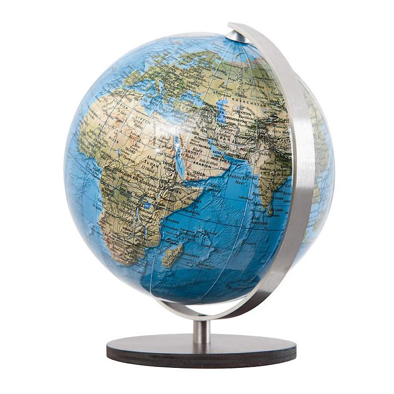 Columbus Mini-Globus Duorama Makassarholzfuß 12cm