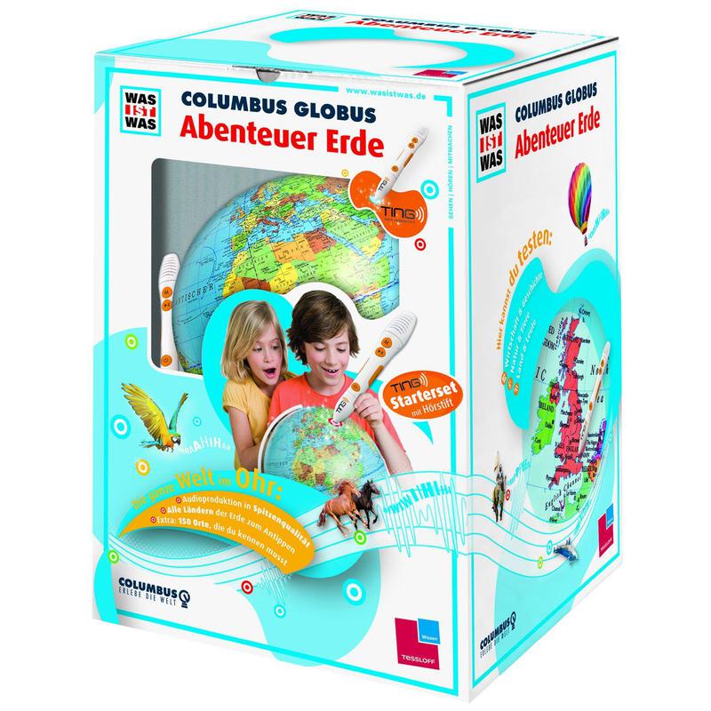 Columbus Kinderglobus Was-ist-was ting Globus Abenteuer Erde T453467SET