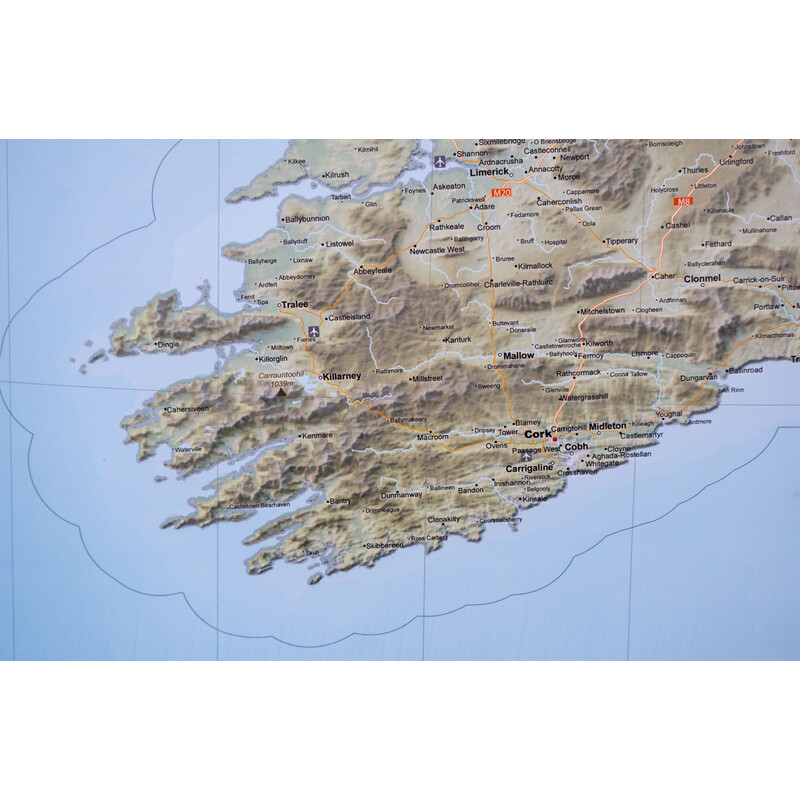 GeoMetro Landkarte United Kingdom (100 x 140 cm)