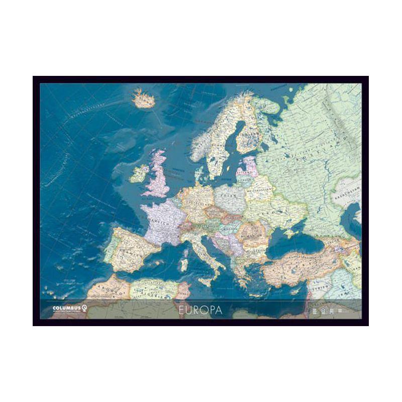Columbus Kontinentkarte Europa