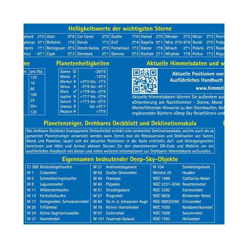 Oculum Verlag Sternkarte Drehbare Himmelskarte 29cm