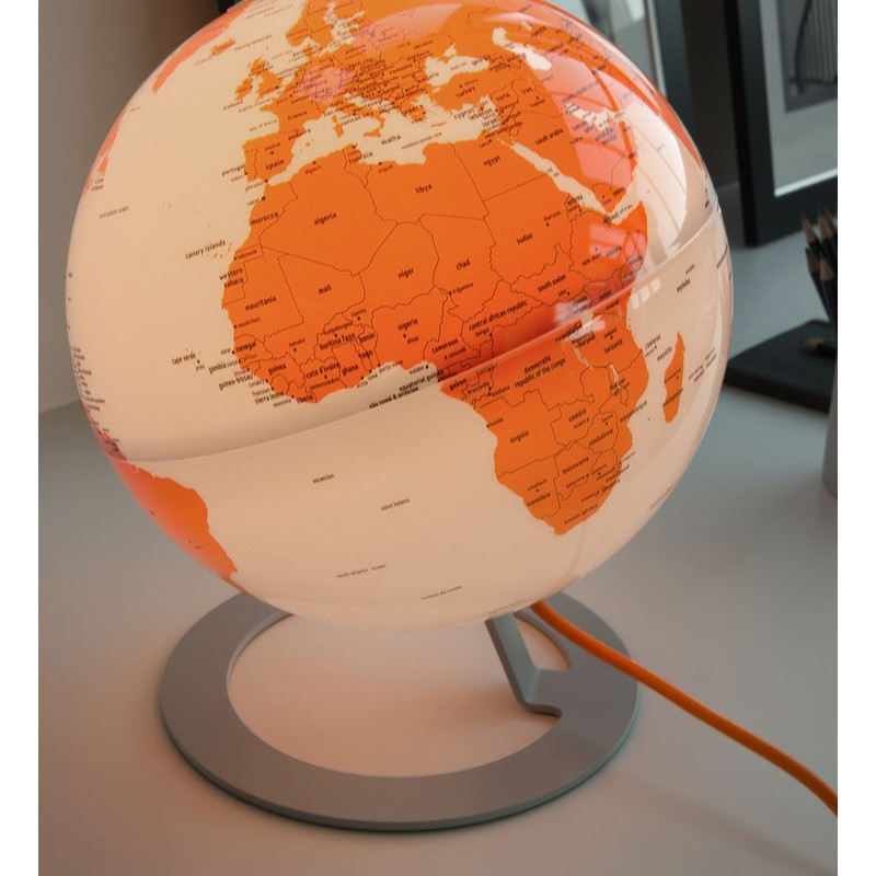 Räthgloben 1917 Globus iGlobe Light Orange 25cm