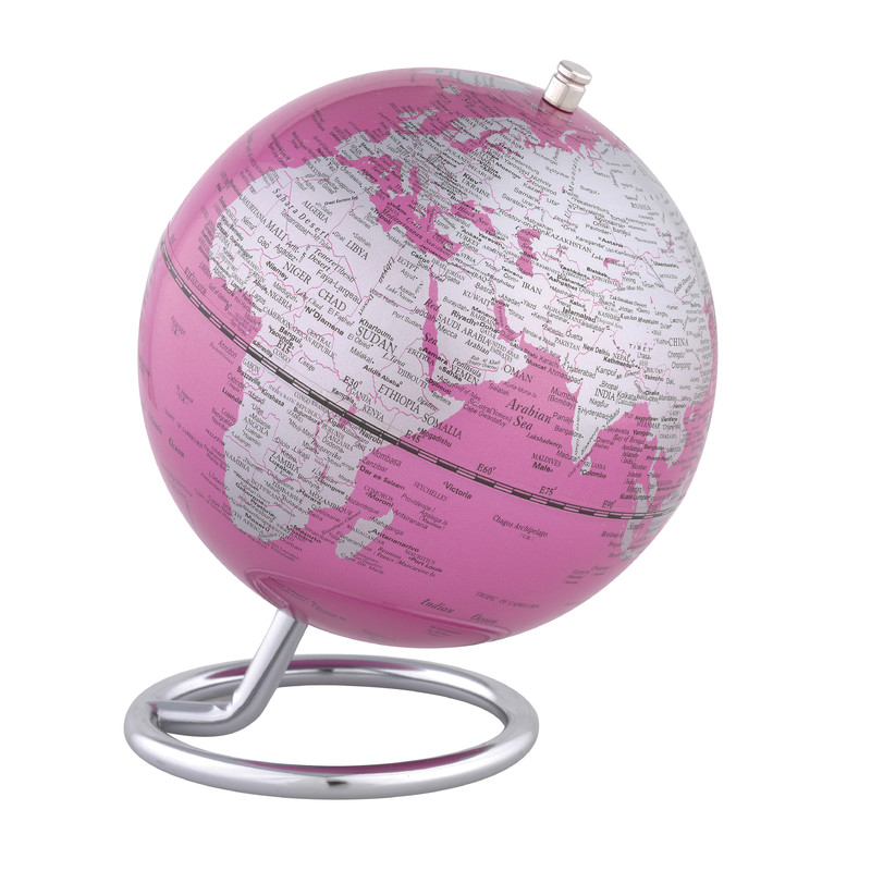 TROIKA Mini-Globus Galilei Pink 13,5cm