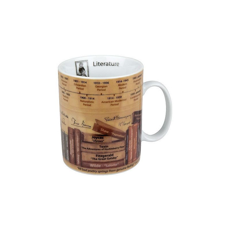 Könitz Tasse Mugs of Knowledge Literature