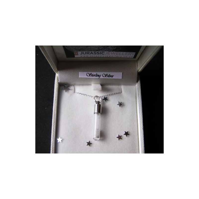 Jurassic Jewellery Meteorit Mondstaub-Kette (Phiole)