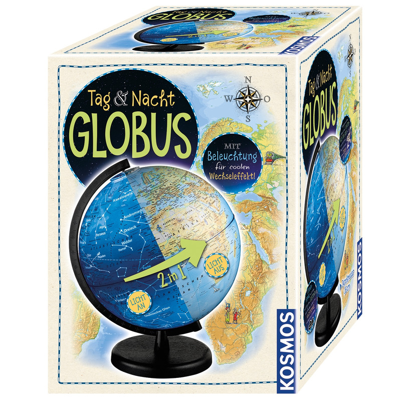 Kosmos Verlag Kinderglobus Tag und Nacht Globus 26cm