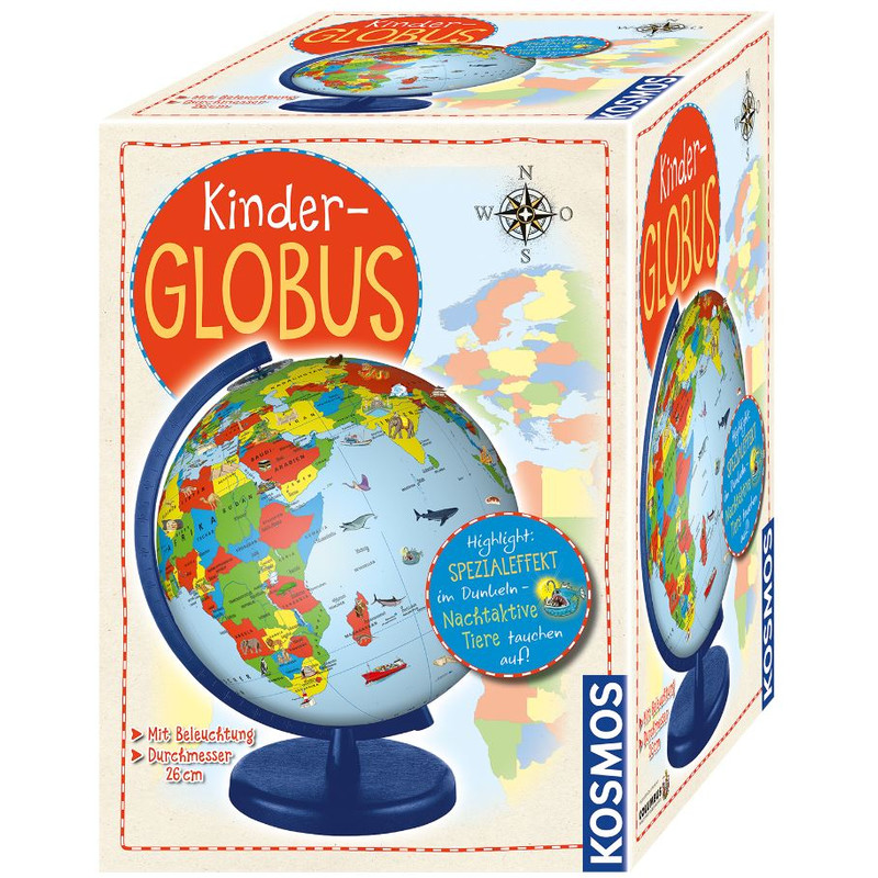 Kosmos Verlag Kinderglobus Entdecke deine Welt 26cm