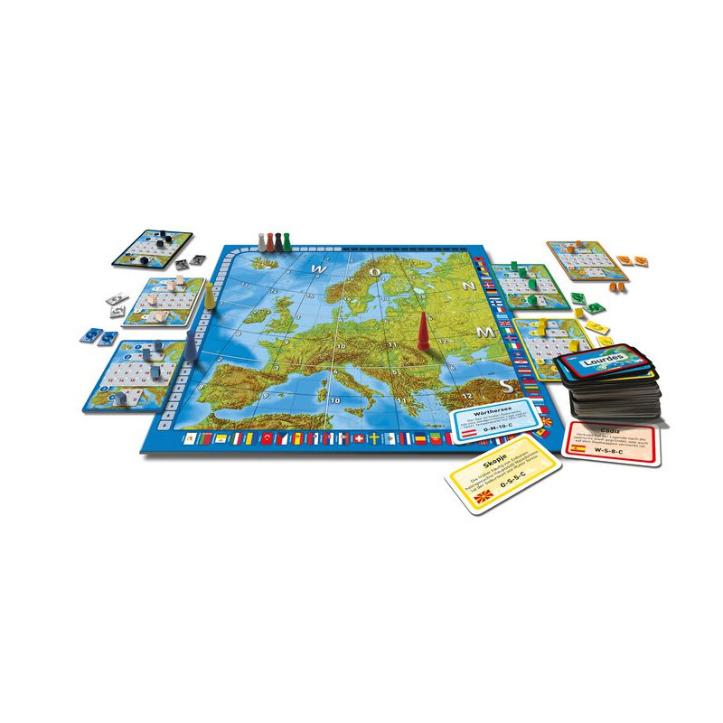 Kosmos Verlag Spiel Europa - Paris ist ja klar, aber wo liegt Córdoba?