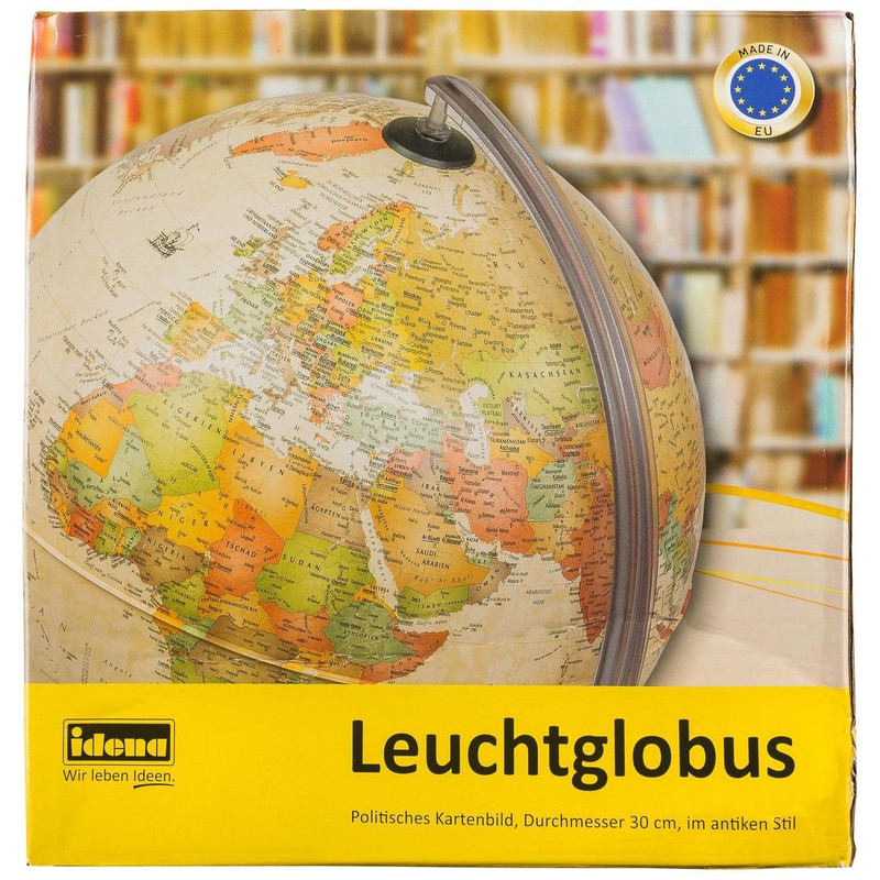 Idena Leuchtglobus Antik 30cm
