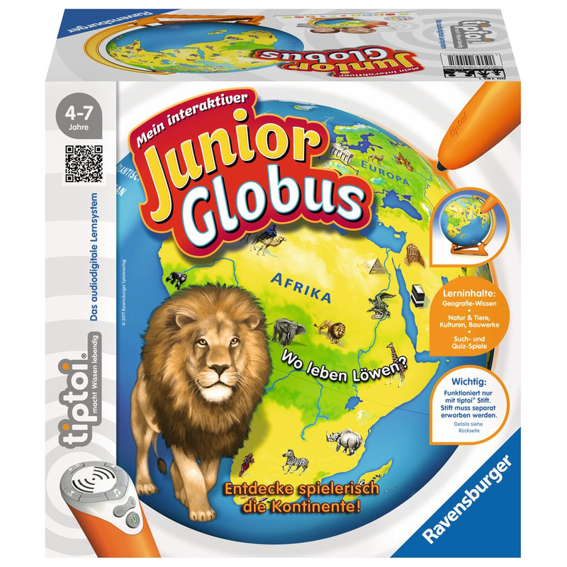tiptoi Kinderglobus Interaktiver Junior Globus 23cm