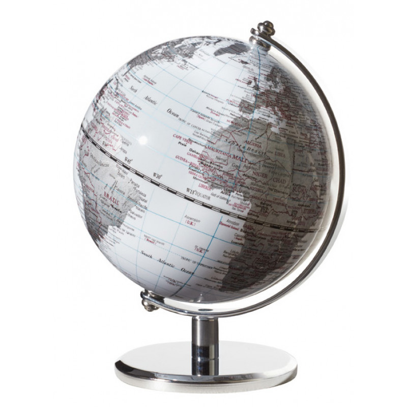 TROIKA Mini-Globus Gagarin White 13cm