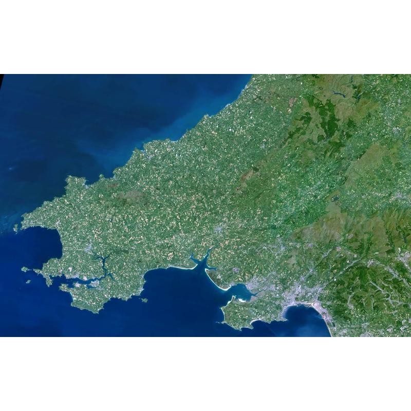 Planet Observer Regional-Karte Region South West Wales