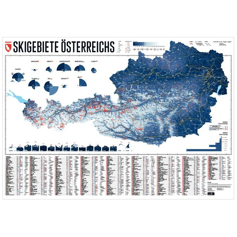 Marmota Maps Landkarte Skigebiete Österreichs