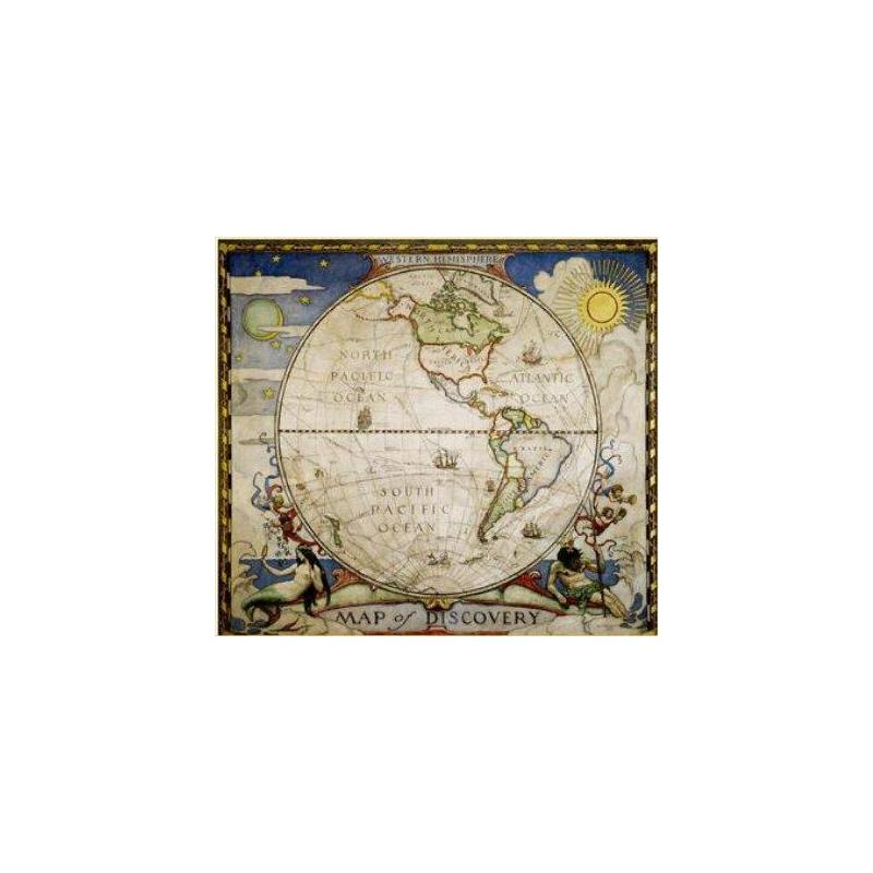 National Geographic Weltkarte Entdeckerkarte - Westliche Hemisphäre