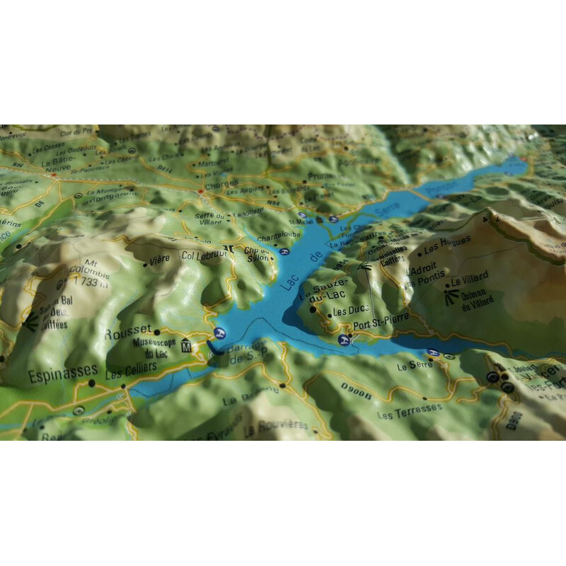 3Dmap Regional-Karte Le Massif des Ecrins