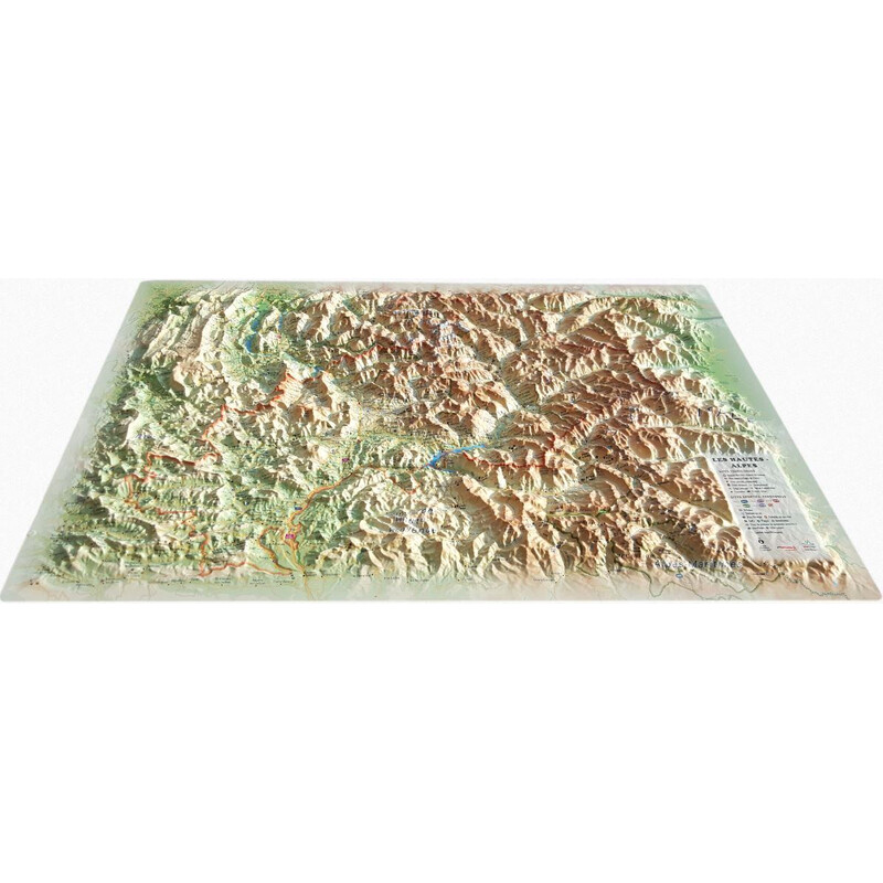 3Dmap Regional-Karte Les Hautes Alpes