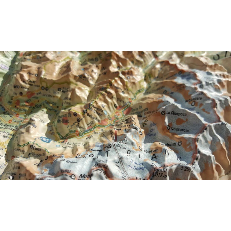 3Dmap Regional-Karte La Haute Savoie