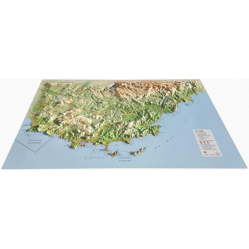3Dmap Regional-Karte Le Var