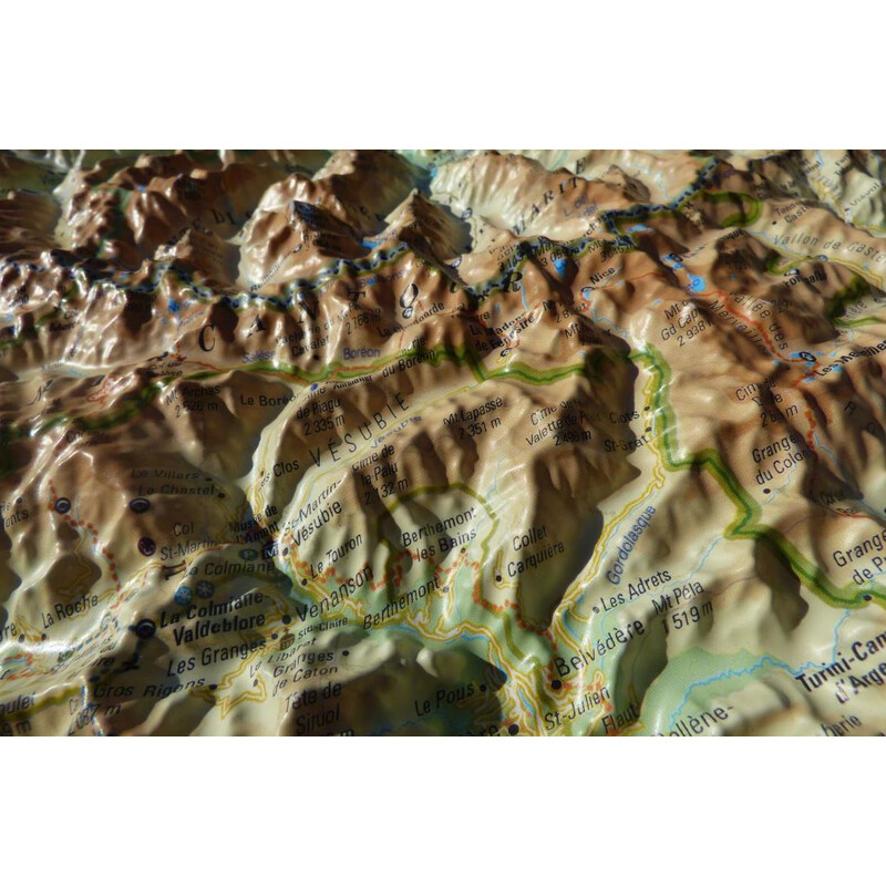 3Dmap Regional-Karte Le Massif du Mercantour