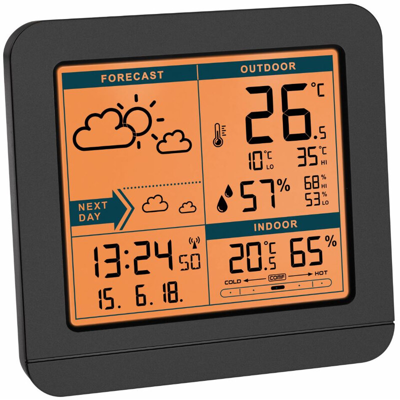 TFA Funk Wetterstation Sky schwarz