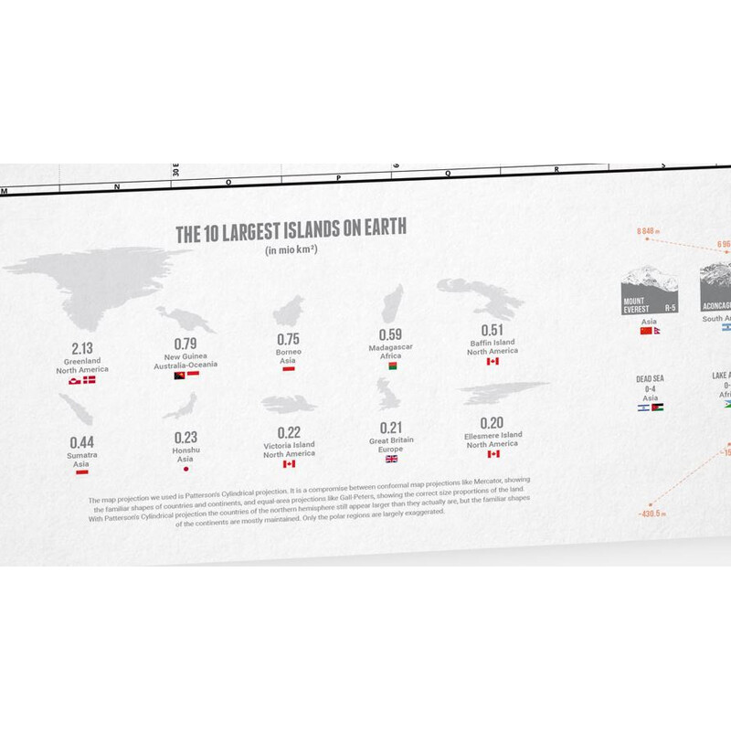 Marmota Maps Weltkarte Explore the World 100x70cm