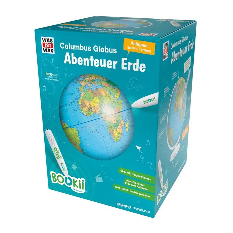 Tessloff-Verlag Kinderglobus BOOKii Globus (ohne Stift) 34cm