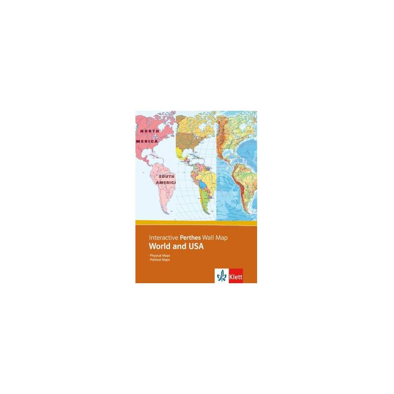 Klett-Perthes Verlag Software Interactive Wall Map: World & USA