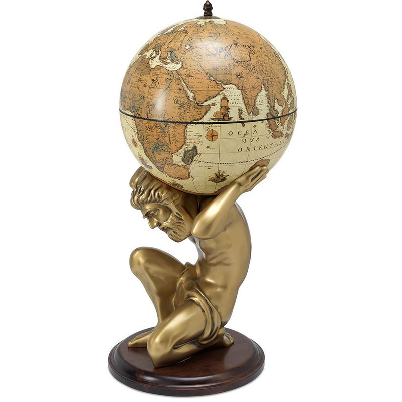 Zoffoli living Globusbar Atlas Safari 50cm