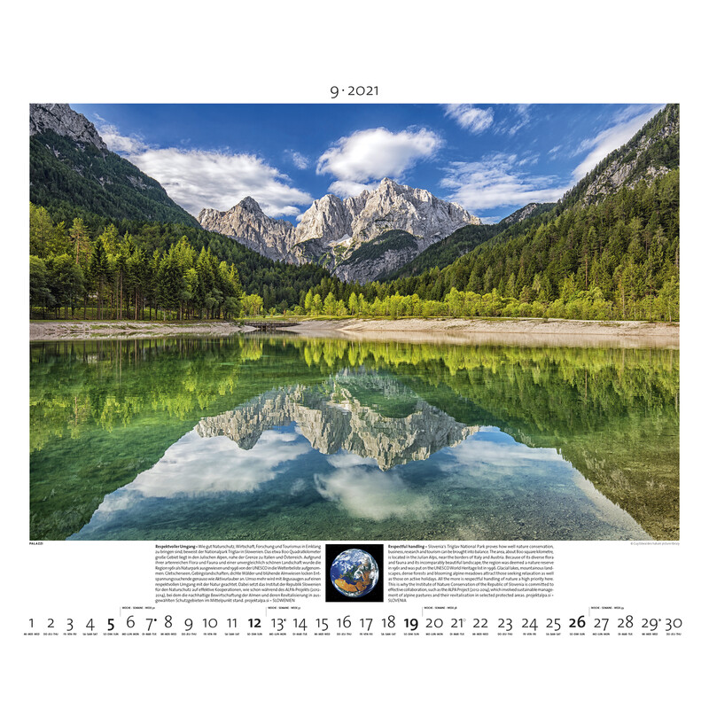 Palazzi Verlag Kalender Planet Erde 2021