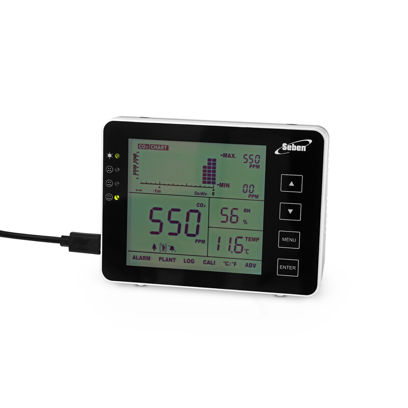 Seben CO2 Monitor 1200P B