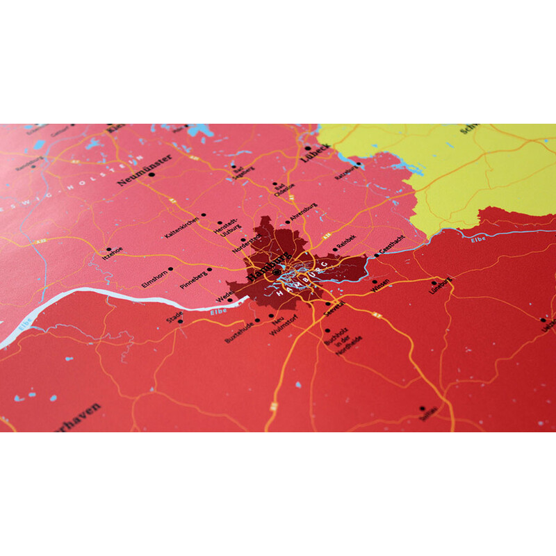 Marmota Maps Landkarte Deutschland politisch (70x100)