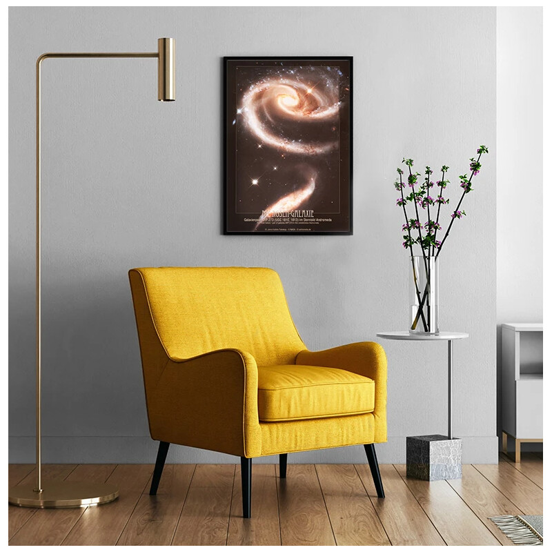 AstroMedia Poster Rosen-Galaxie Arp 273