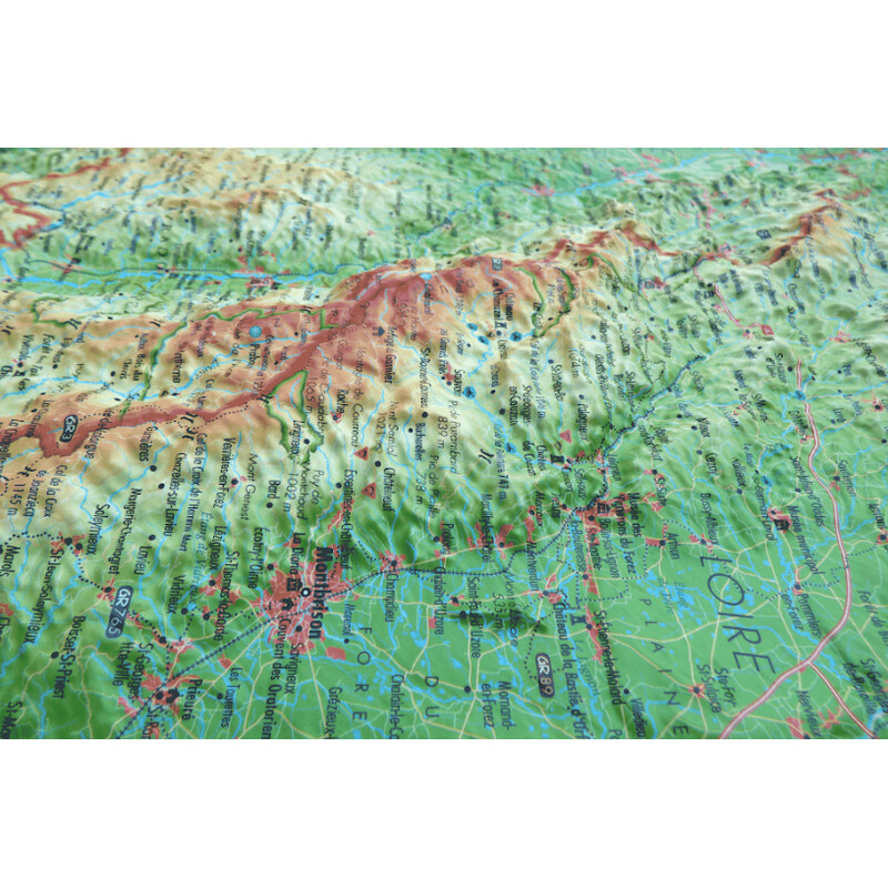 3Dmap Regional-Karte Le Puy de Dôme