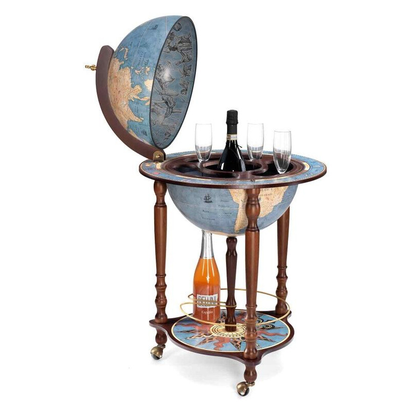 Zoffoli living Standglobus Da Vinci Blu Dust 40cm (Fast neuwertig)