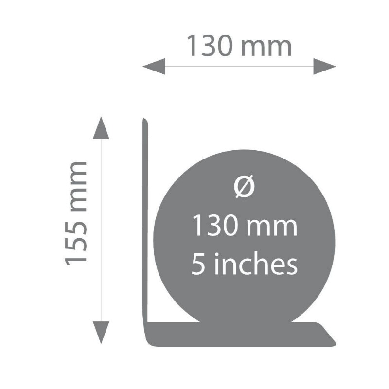 TROIKA Globus BookGlobe Black Single 13 cm